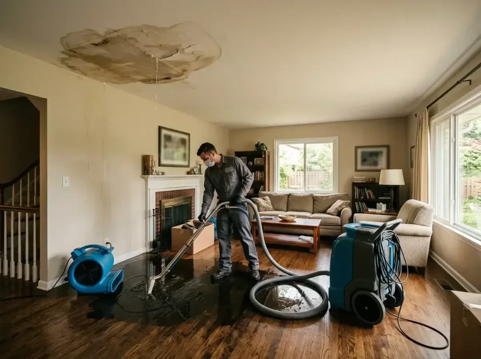 attic-pipe-burst-ceiling-drip-008 — frequently asked questions, Water Damage Restoration & Carpet Care in Indian River, MI